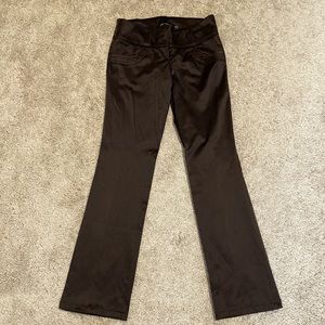 Brown, fits like a size 1, satin pants